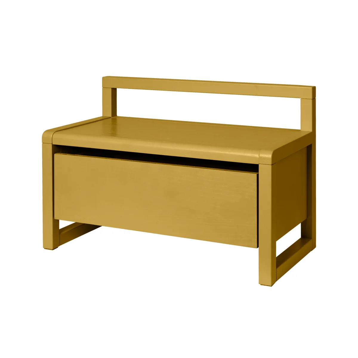 Ferm Living - Little Architect Banc de rangement, jaune