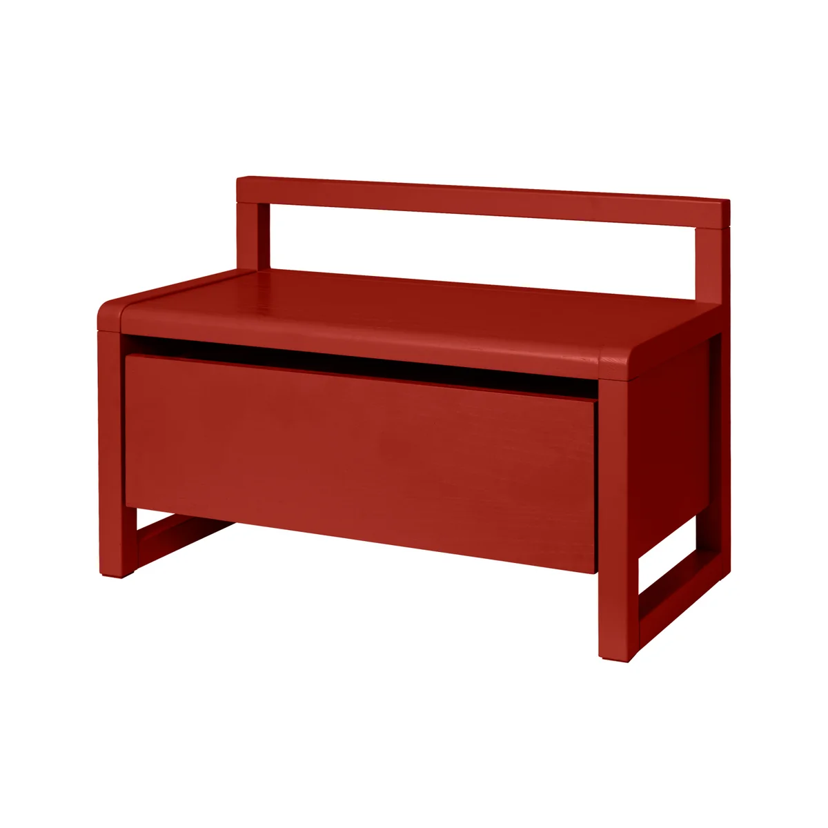 Ferm Living - Little Architect Banc de rangement, poppy red Ferm Living - Little Architect Banc de rangement, poppy red
