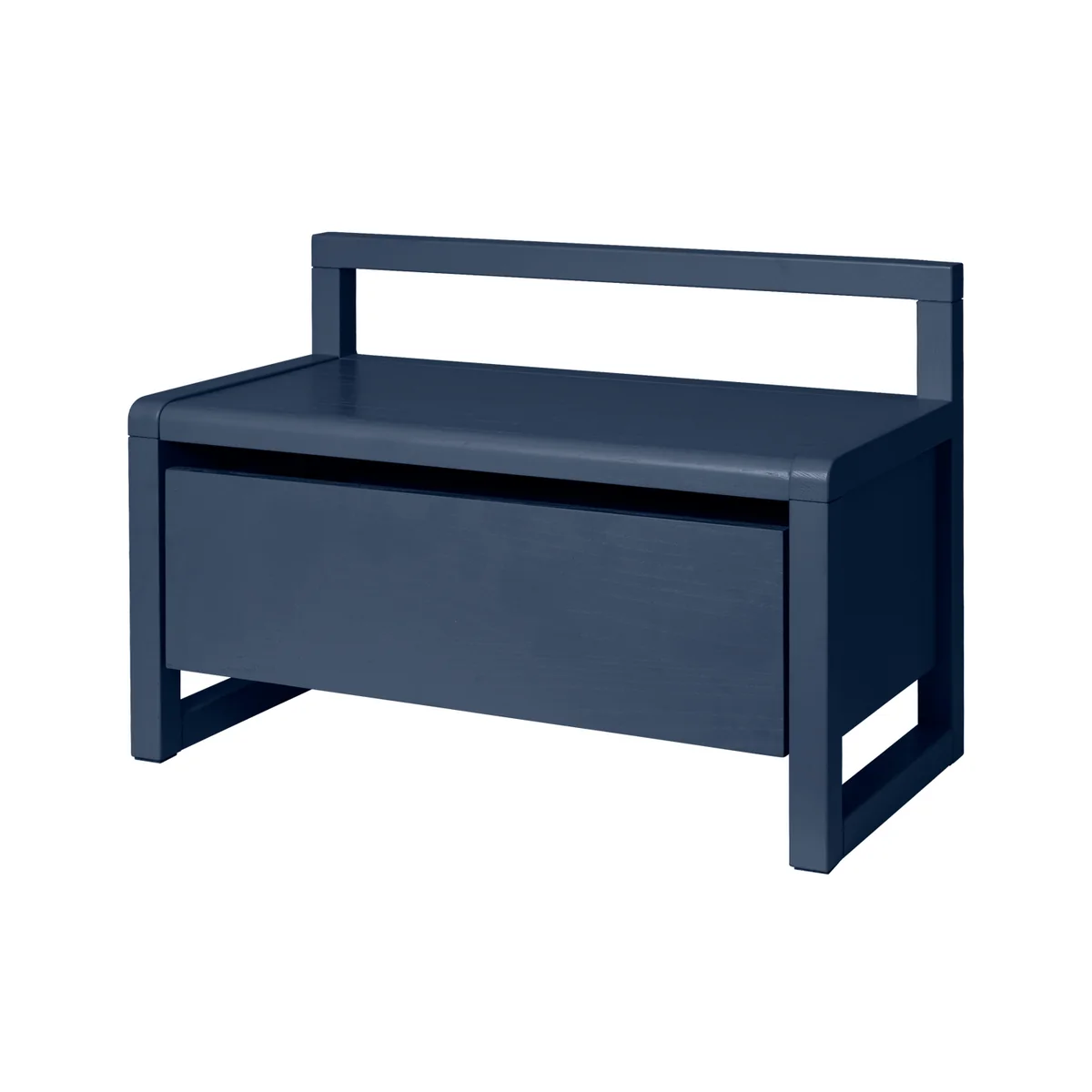 Ferm Living - Little Architect Banc de rangement, bleu foncé