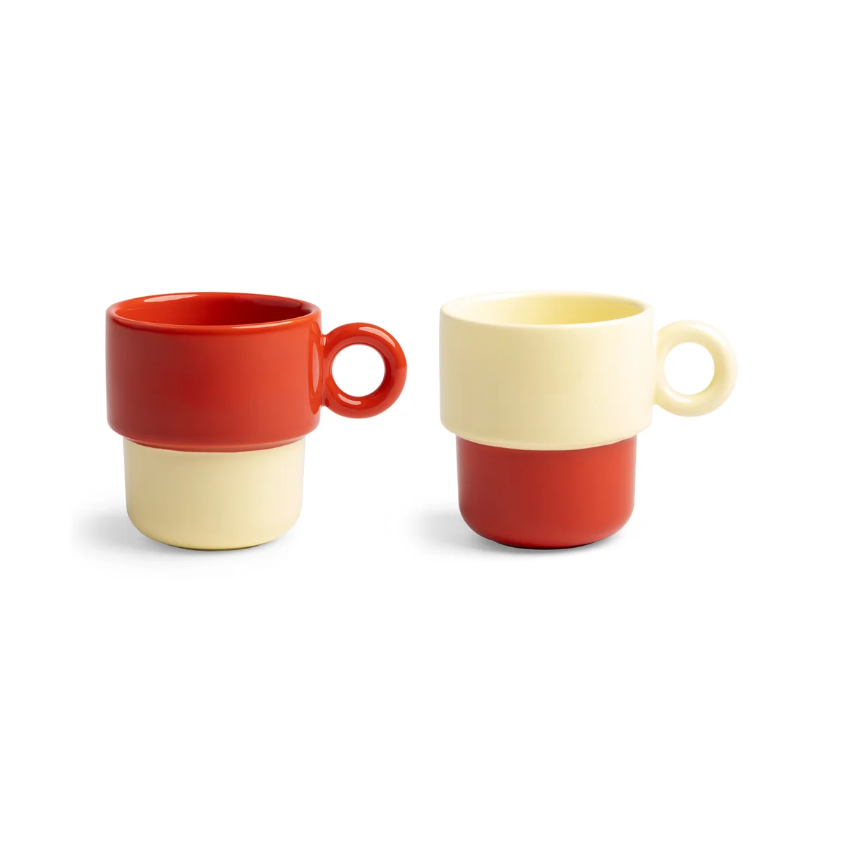 klevering - Chiquito Tasse large, 0,2 L, rouge (set de 2) klevering - Chiquito Tasse large, 0,2 L, rouge (set de 2)