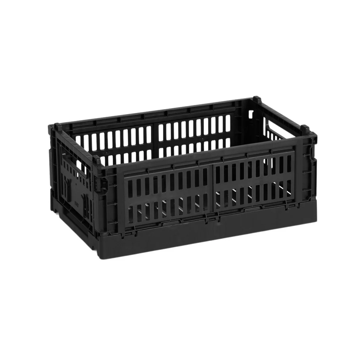 HAY - Colour Crate Panier S, 26,5 x 17 cm, black, recycled, exclusif HAY - Colour Crate Panier S, 26,5 x 17 cm, black, recycled, exclusif