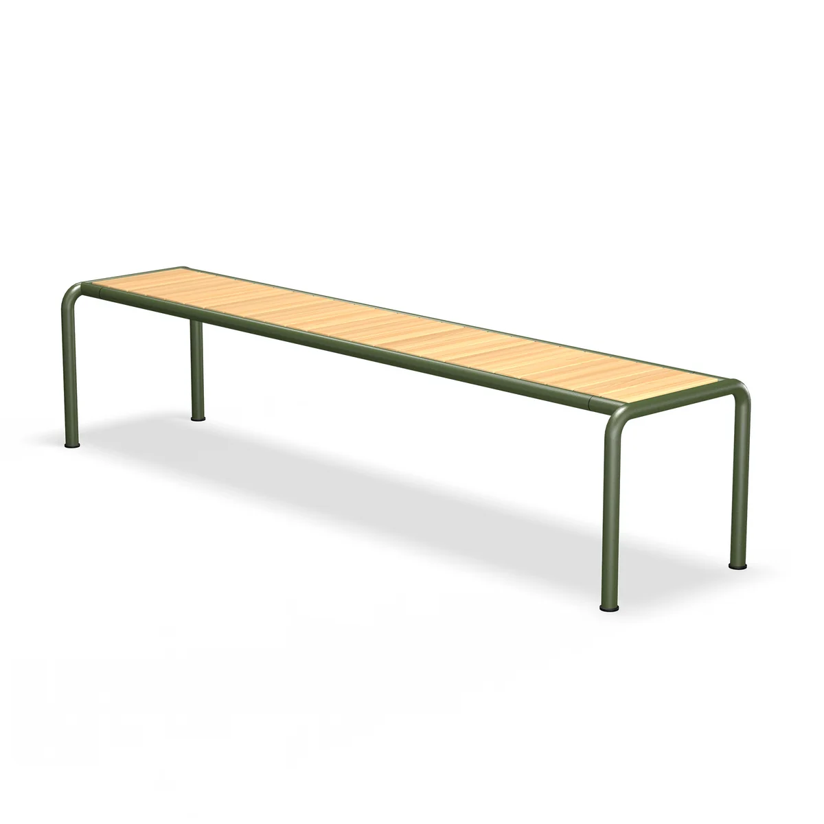 HOUE - Banc de jardin AVANTI, long, pin / vert olive HOUE - Banc de jardin AVANTI, long, pin / vert olive