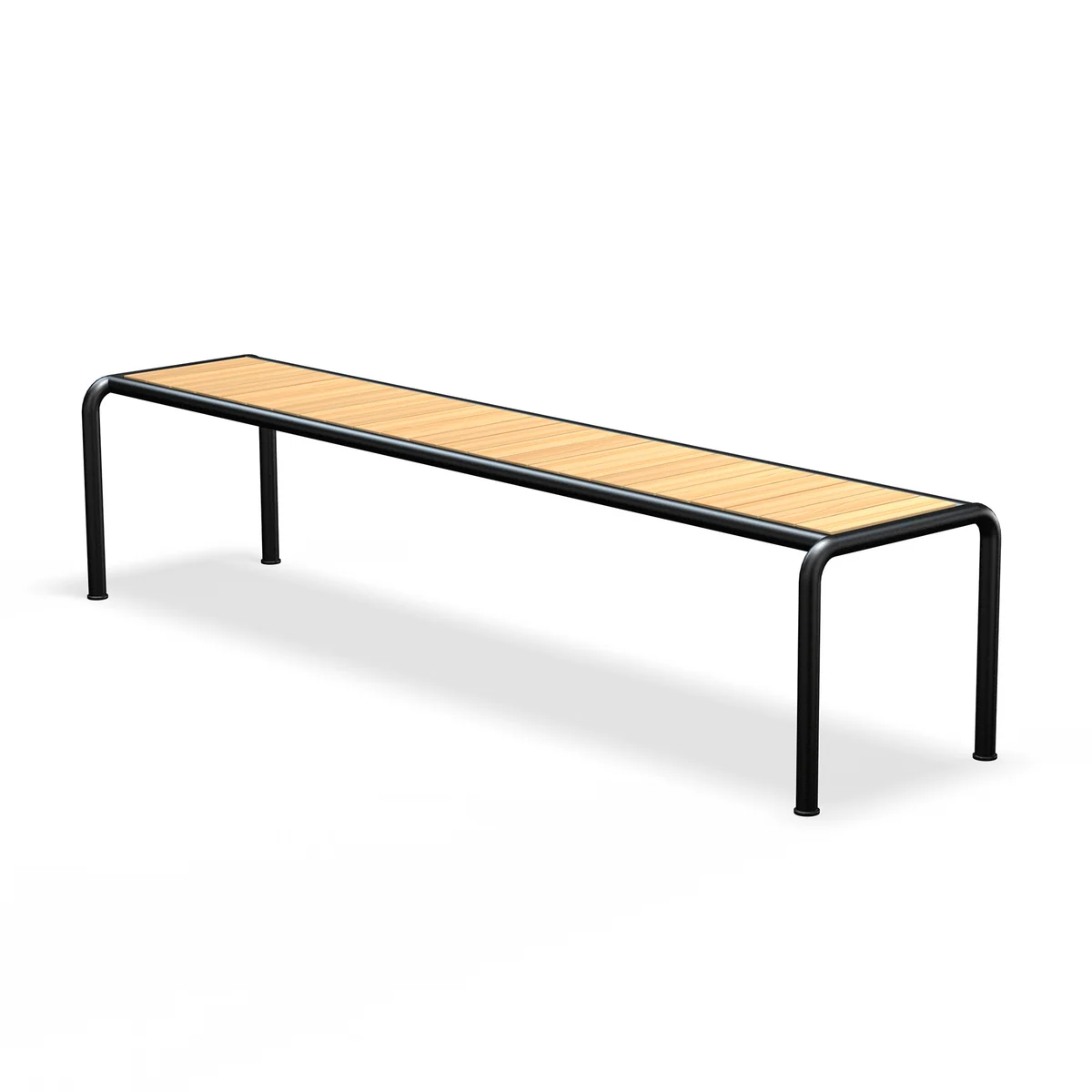 HOUE - Banc de jardin AVANTI, long, pin/ noir HOUE - Banc de jardin AVANTI, long, pin/ noir