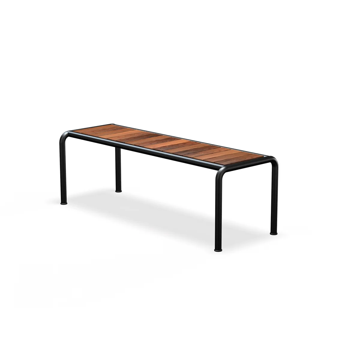 HOUE - Banc de jardin AVANTI, medium, frêne thermique / noir
