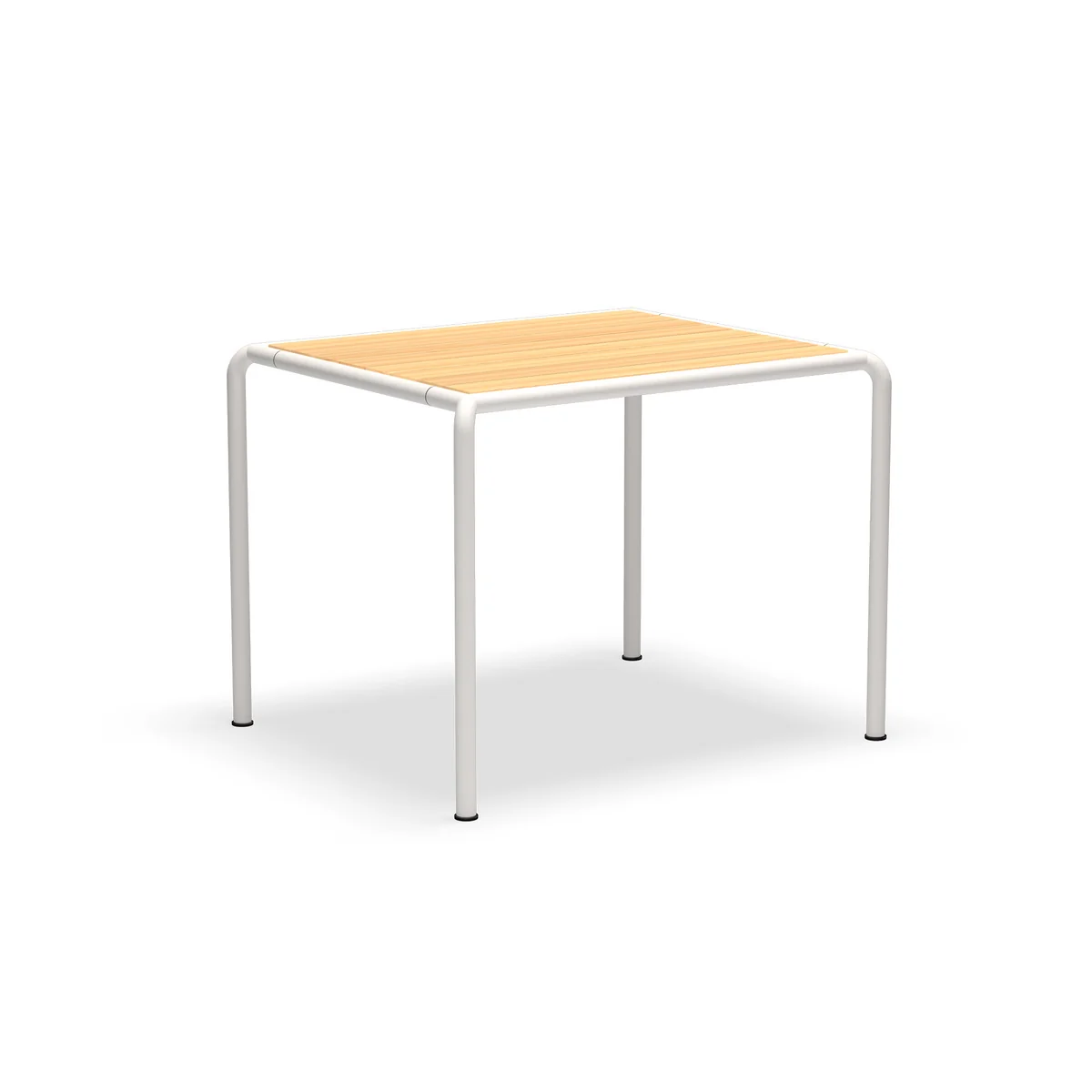 HOUE - Table à manger d'extérieur AVANTI, 98 x 83 cm, pin / blanc mat