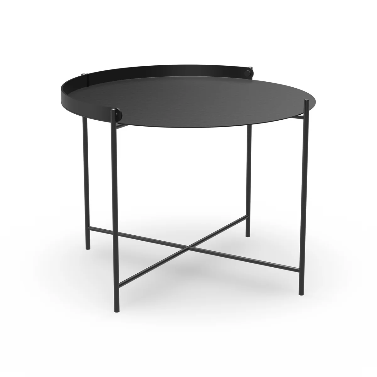 HOUE - EDGE Table d'appoint Ø62, noir, HOUE - EDGE Table d'appoint Ø62, noir,