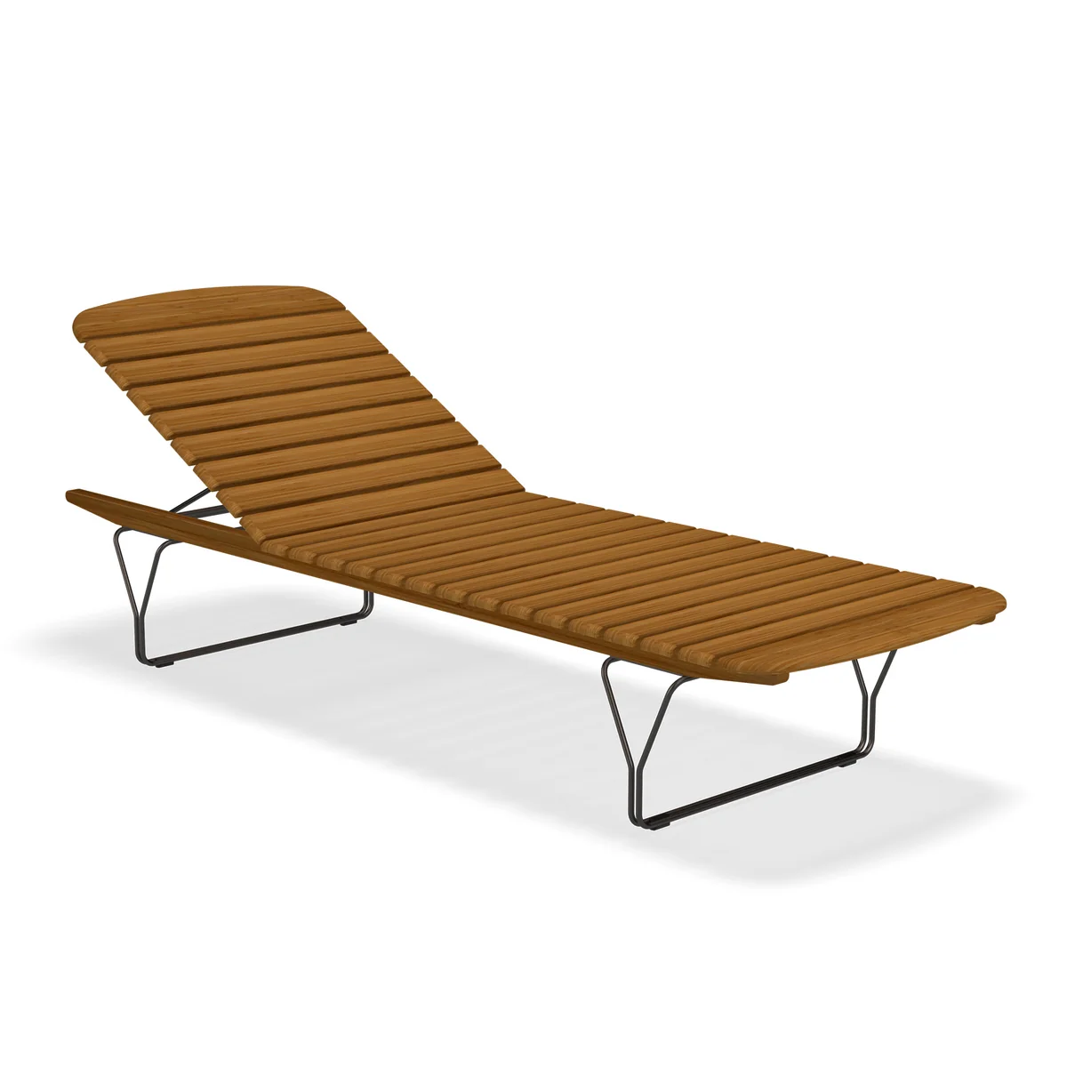 HOUE - MOLO Chaise longue, noir / bambou HOUE - MOLO Chaise longue, noir / bambou