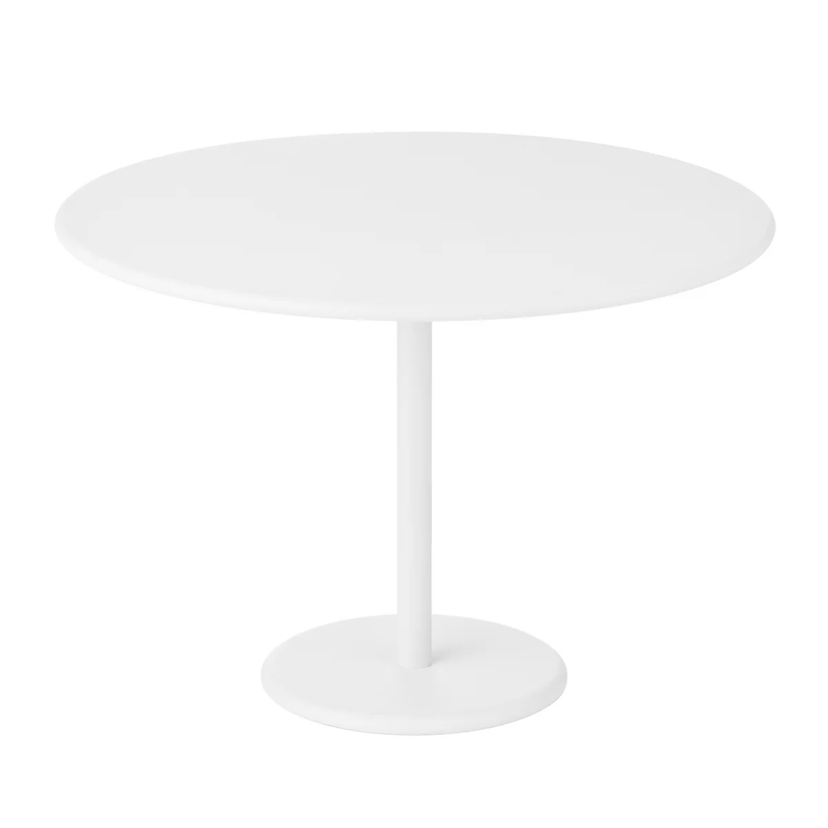 Blomus - Stay Table d'appoint de jardin, H 35 cm Ø 50 cm, blanc Blomus - Stay Table d'appoint de jardin, H 35 cm Ø 50 cm, blanc