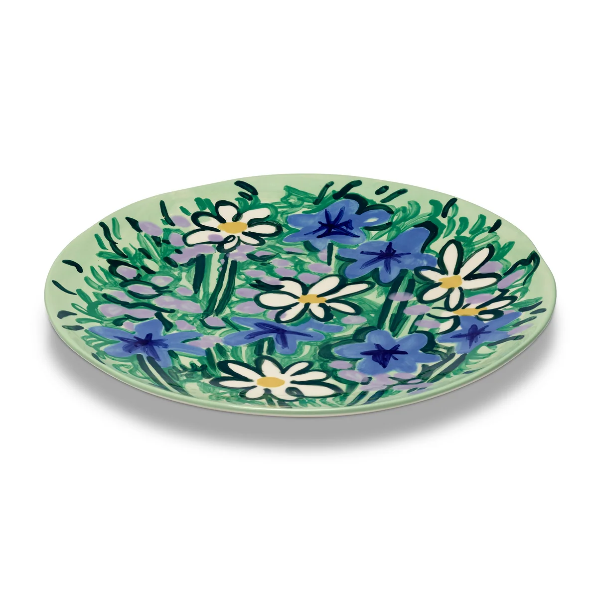 Serax - Serving Spring Plateau de service, vert / bleu