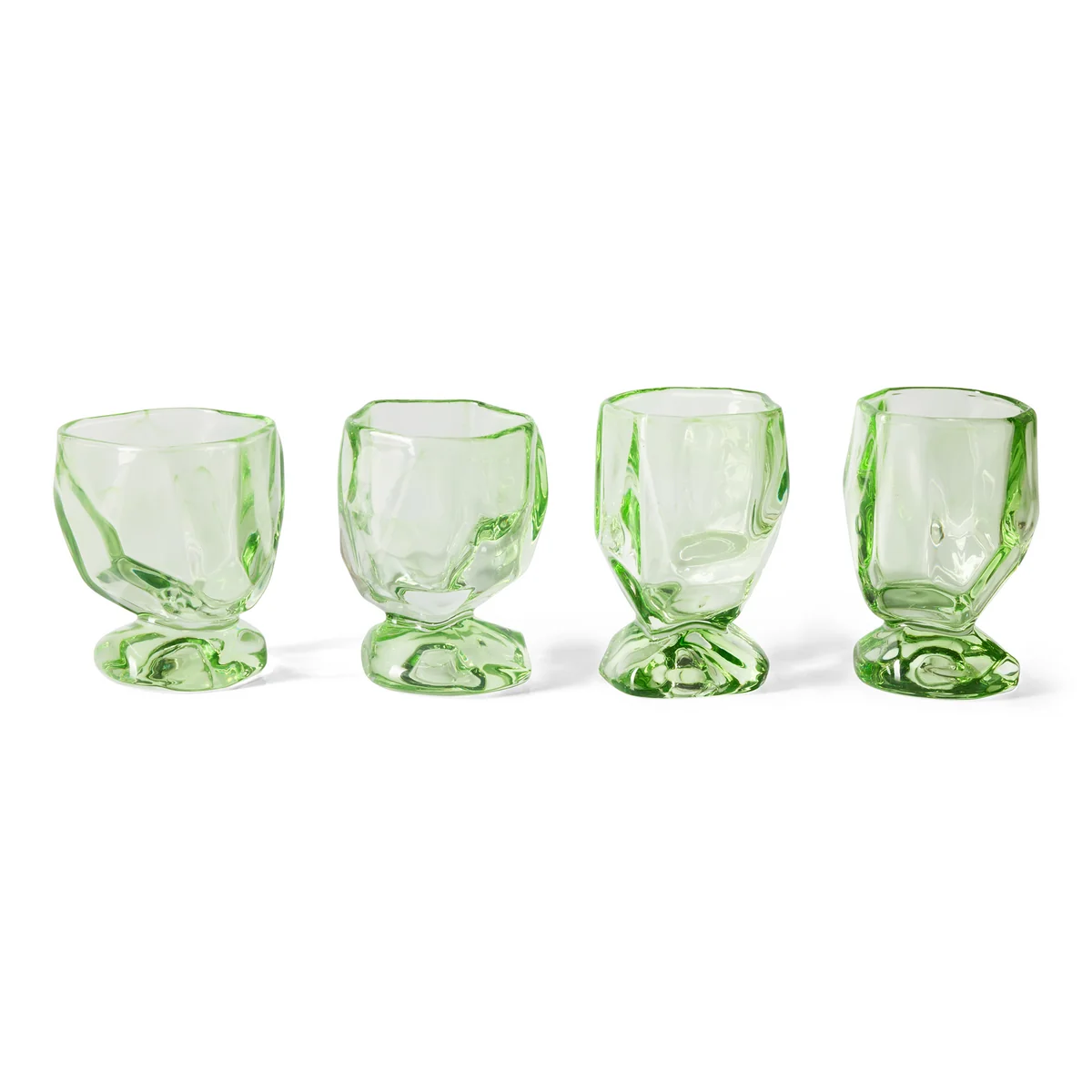 HKliving - Verres (Nienke Sikkema), peridot (set de 4) HKliving - Verres (Nienke Sikkema), peridot (set de 4)