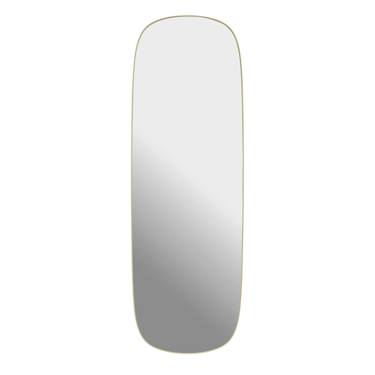 Muuto - Framed Mirror, 150 x 50 cm, jaune clair / verre transparent Muuto - Framed Mirror, 150 x 50 cm, jaune clair / verre transparent