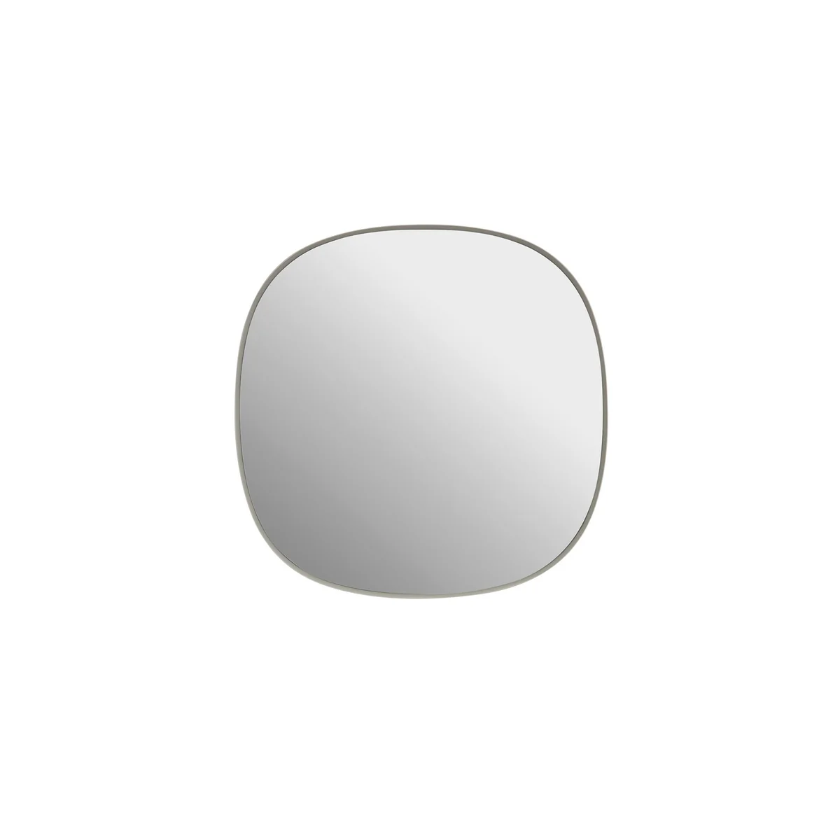 Muuto - Framed Mirror, 40 x 40 cm, gris / verre transparent Muuto - Framed Mirror, 40 x 40 cm, gris / verre transparent