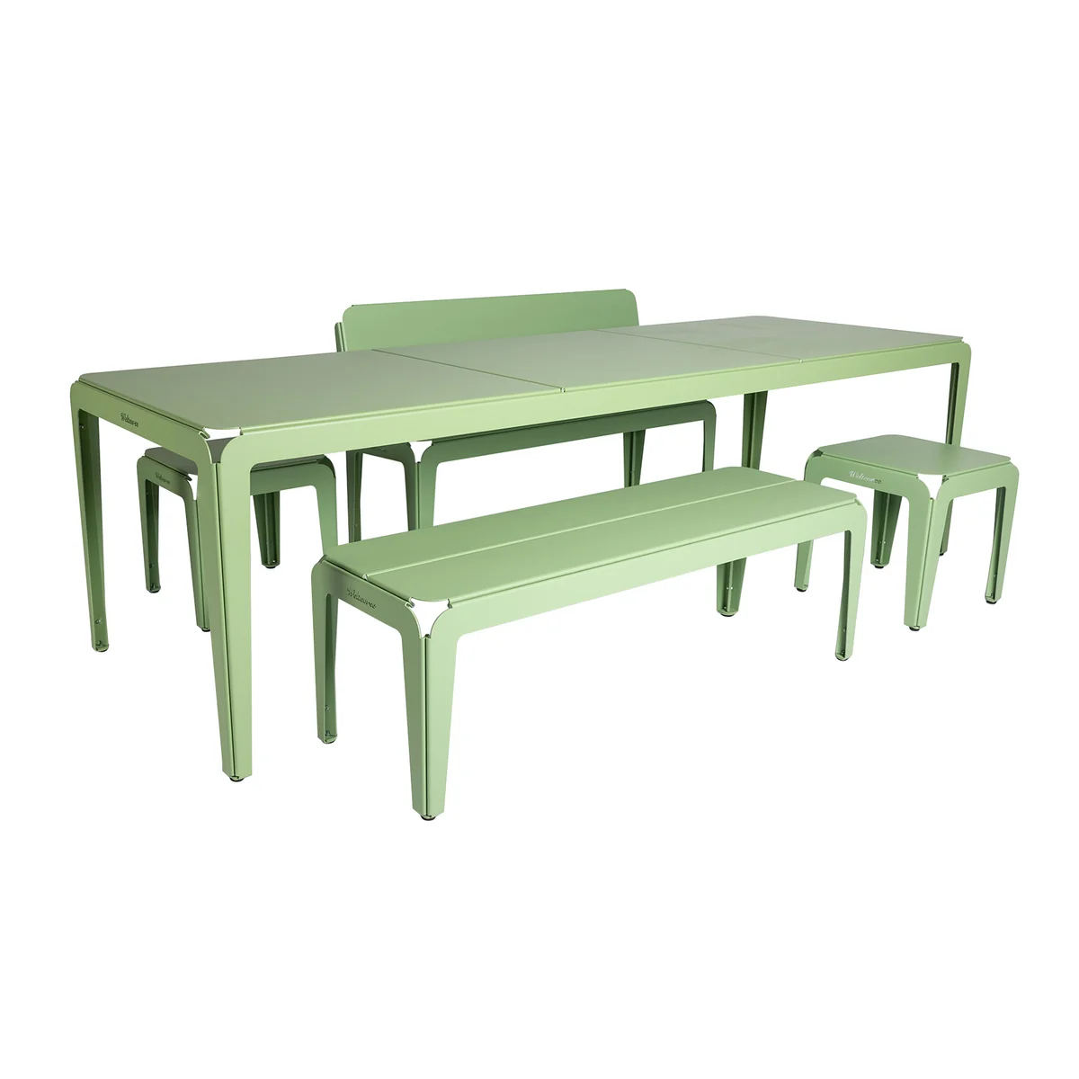 Weltevree - Bended 270 Set, vert pâle (RAL 6021) Weltevree - Bended 270 Set, vert pâle (RAL 6021)