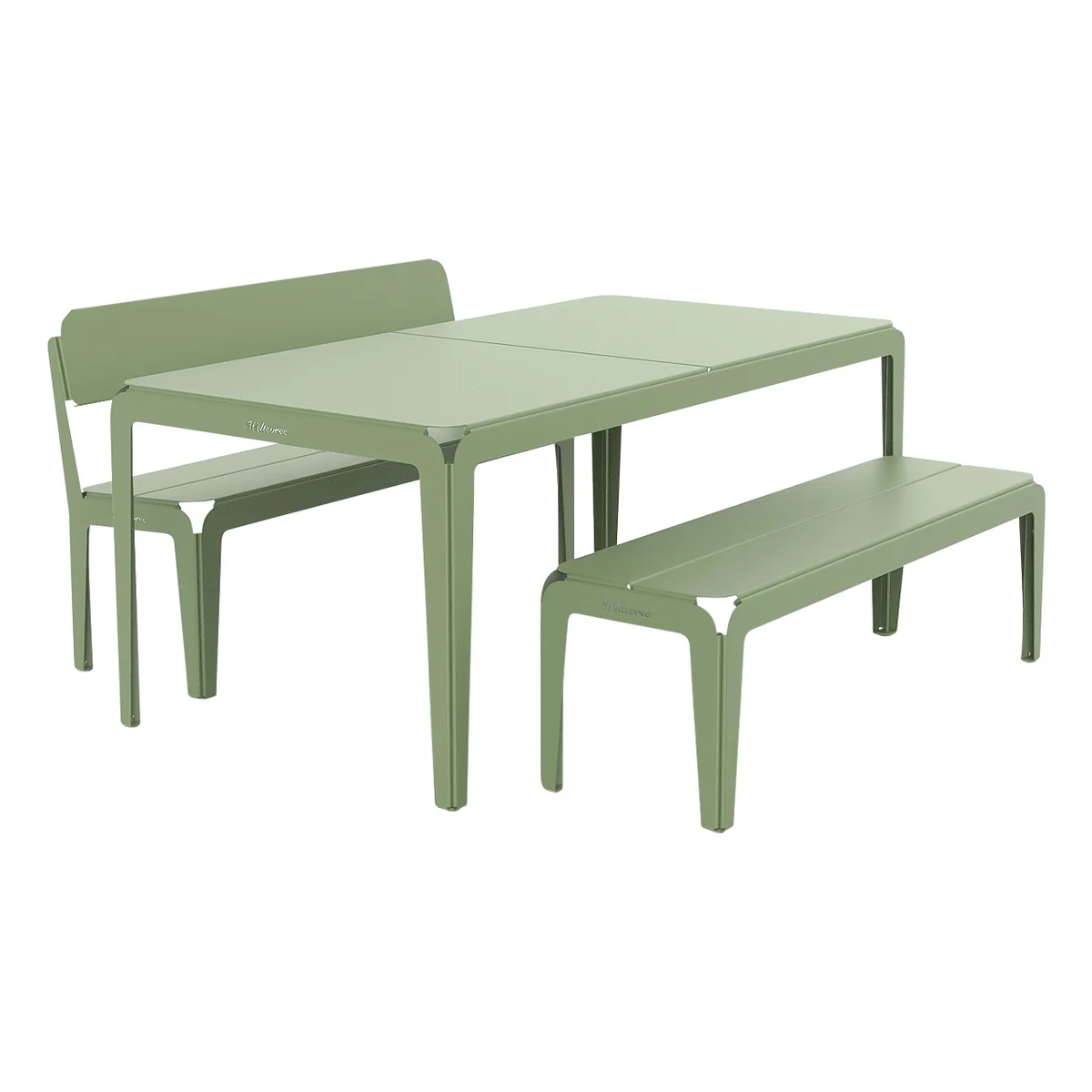 Weltevree - Bended 180 Set, vert pâle (RAL 6021) Weltevree - Bended 180 Set, vert pâle (RAL 6021)