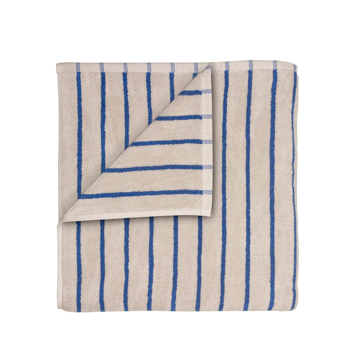 Blomus - Arto Serviette de bain, 140 x 70 cm, rayures fines, moonbeam / mazarine blue Blomus - Arto Serviette de bain, 140 x 70 cm, rayures fines, moonbeam / mazarine blue
