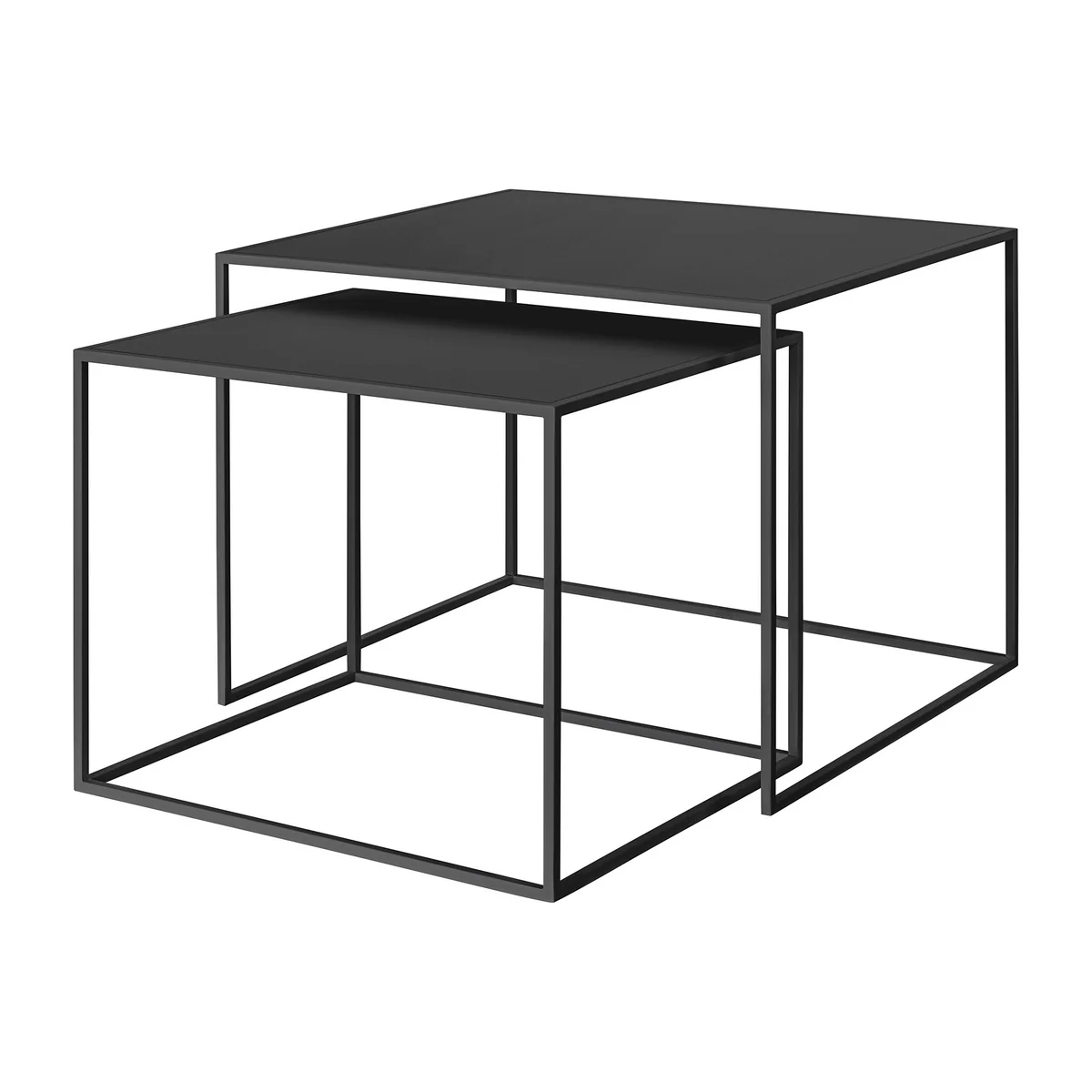 Blomus - Fera Table d'appoint, L, noir (set de 2) Blomus - Fera Table d'appoint, L, noir (set de 2)