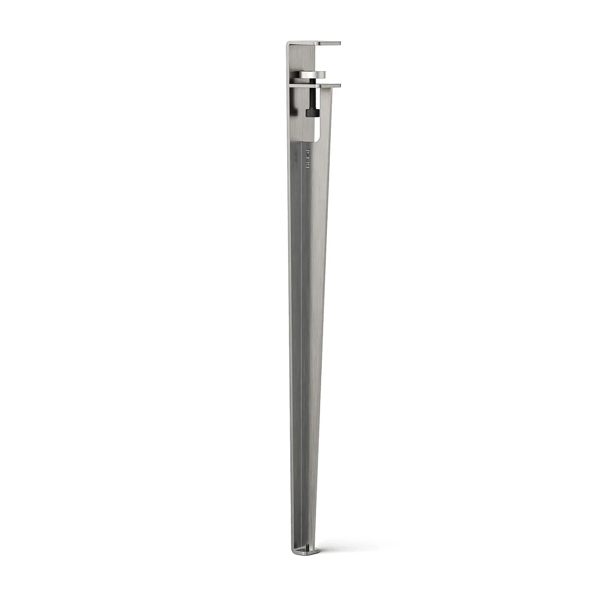 TipToe - Pied de table et de bureau H 75 cm, CORE, acier inoxydable