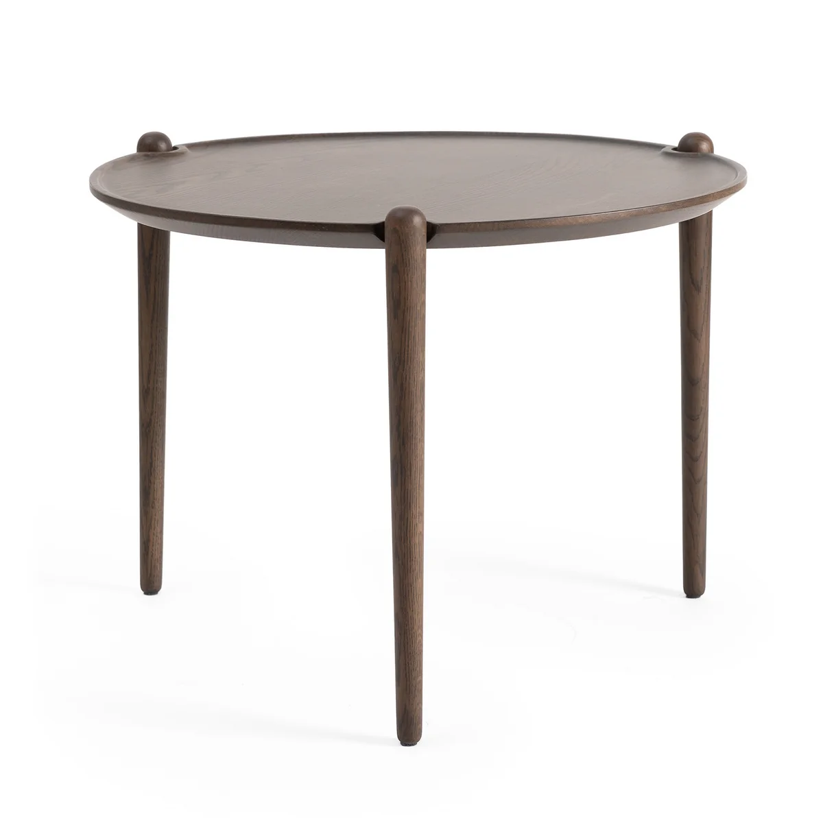 Design House Stockholm - Aria Table d'appoint high, Ø 60 x 46 cm, chêne foncé Design House Stockholm - Aria Table d'appoint high, Ø 60 x 46 cm, chêne foncé