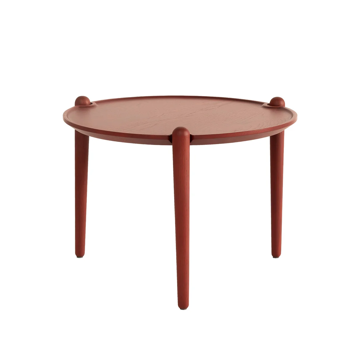Design House Stockholm - Aria Table d'appoint low, Ø 50 x 37 cm, rouge Design House Stockholm - Aria Table d'appoint low, Ø 50 x 37 cm, rouge