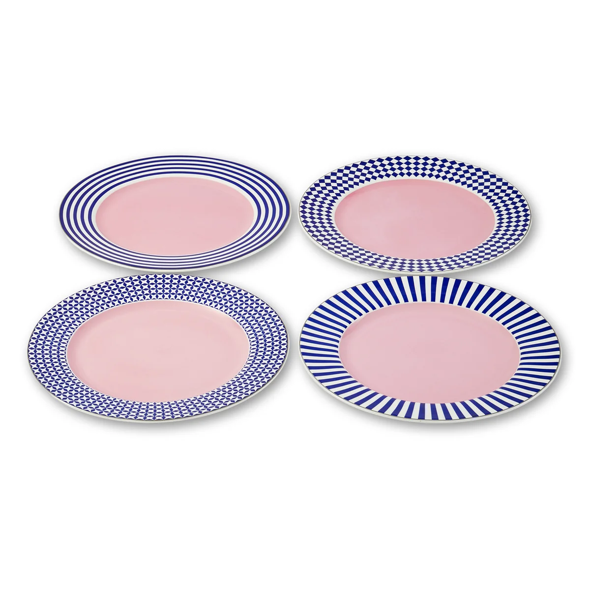 POLSPOTTEN - Aunty Dinner Plates, Ø 27 cm, set de 4 pièces