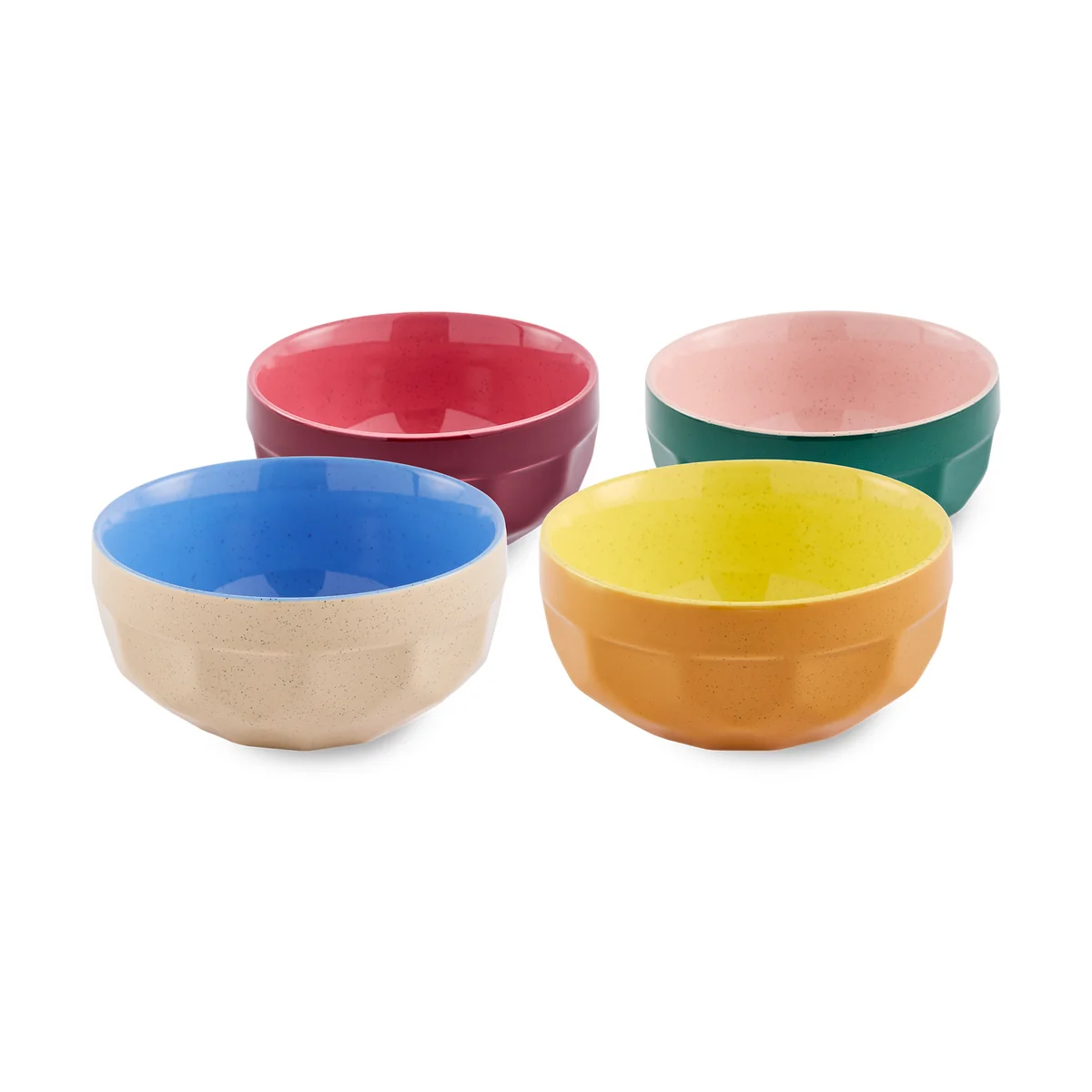 POLSPOTTEN - Bols à déjeuner, set de 4, multicolore