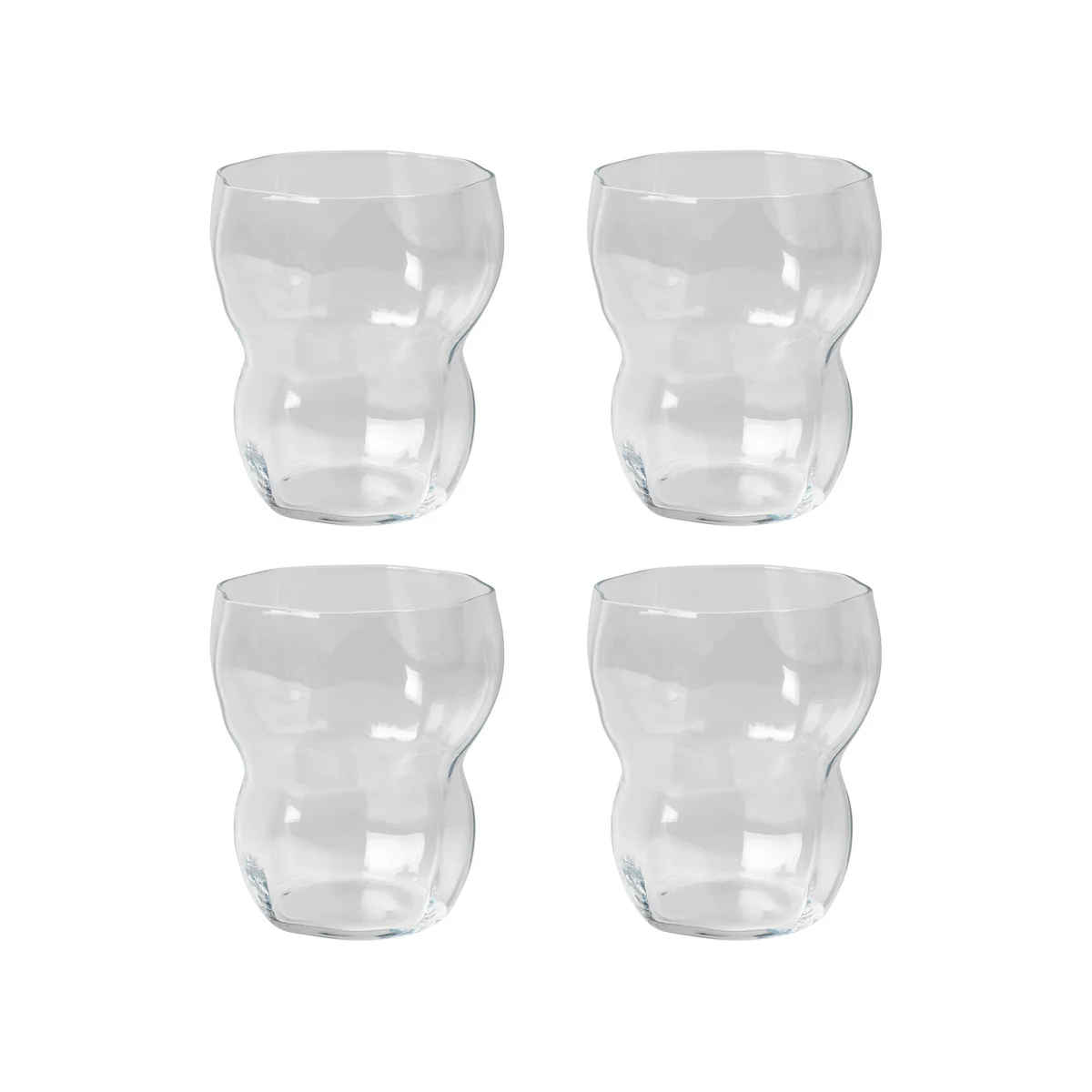 Broste Copenhagen - Verre à boire « Limfjord », 250 ml, transparent (lot de 4)
