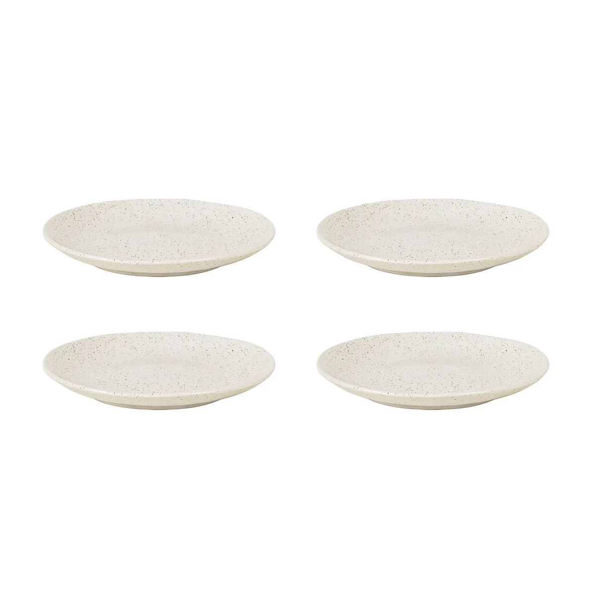 Broste Copenhagen - Assiettes à dessert « Nordic Vanilla », Ø 20 cm (lot de 4) Broste Copenhagen - Assiettes à dessert « Nordic Vanilla », Ø 20 cm (lot de 4)