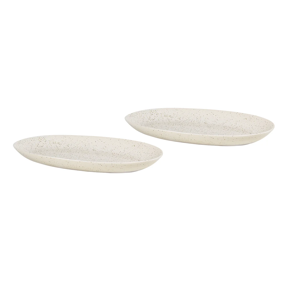 Broste Copenhagen - Plateau de service « Nordic Vanilla », 30 x 17 cm (lot de 2) Broste Copenhagen - Plateau de service « Nordic Vanilla », 30 x 17 cm (lot de 2)