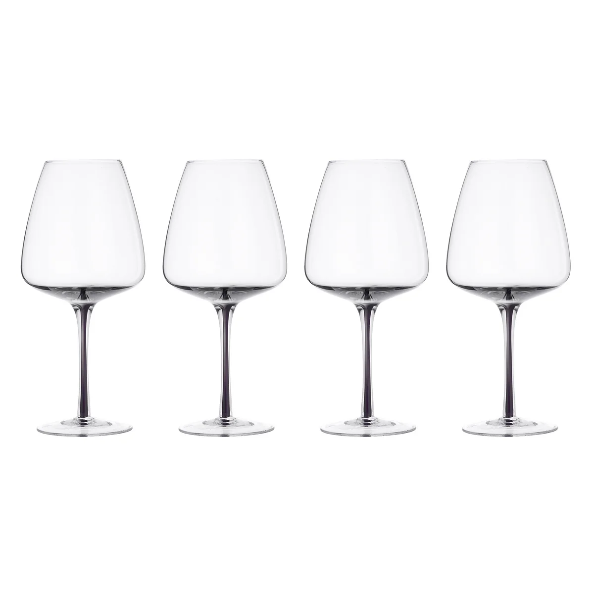 Broste Copenhagen - Verre à vin rouge « Smoke », 650 ml, gris (lot de 4) Broste Copenhagen - Verre à vin rouge « Smoke », 650 ml, gris (lot de 4)