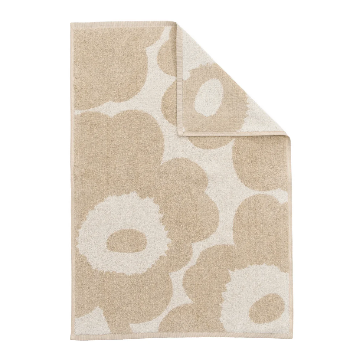 Marimekko - Unikko Serviette 50 x 70 cm, blanc cassé / lin