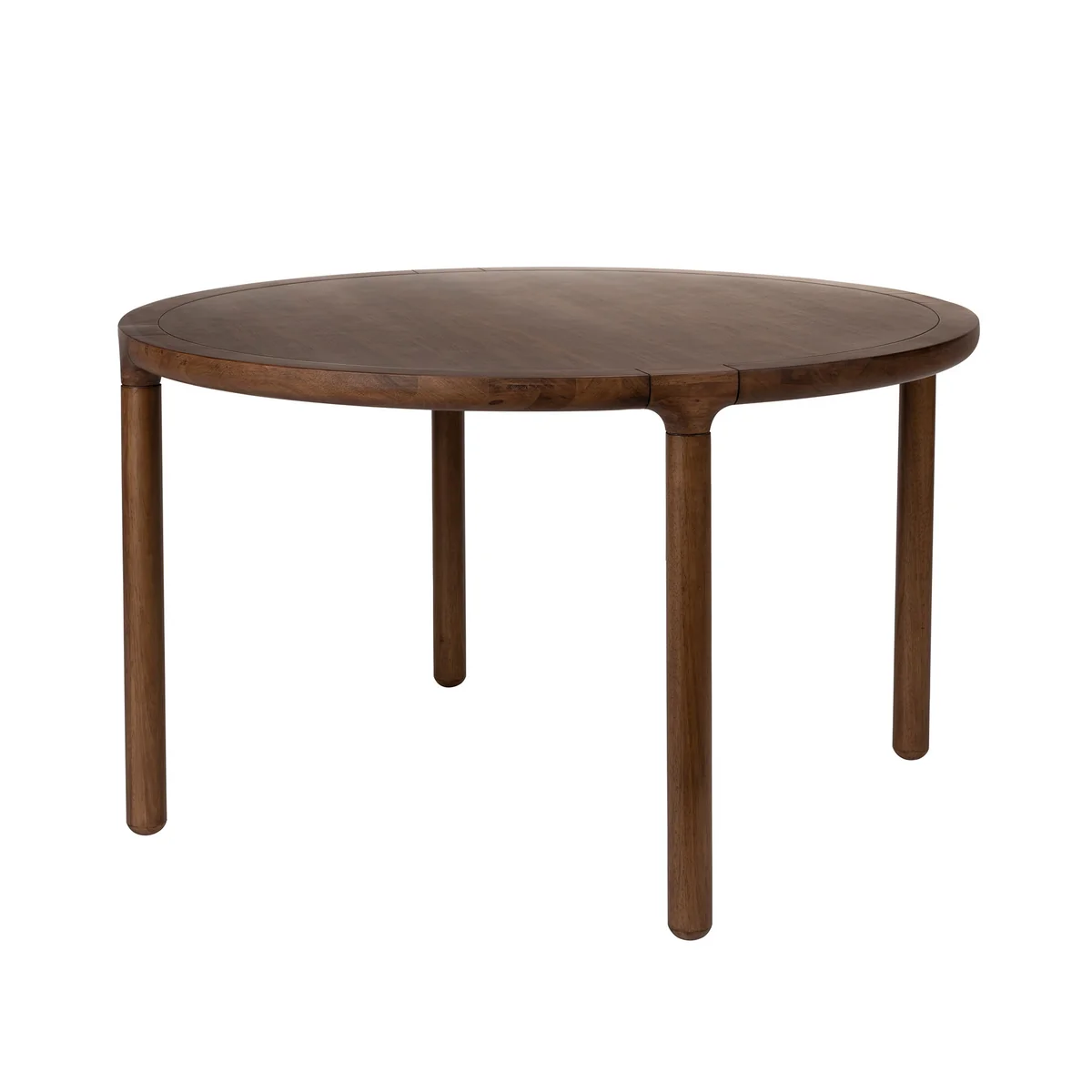 Zuiver - Storm Table de salle à manger Ø 128 cm, noyer Zuiver - Storm Table de salle à manger Ø 128 cm, noyer