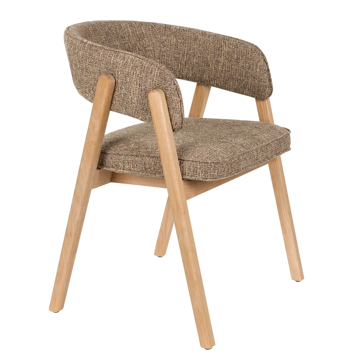 Zuiver - Chaise avec accoudoirs Bright, marron Zuiver - Chaise avec accoudoirs Bright, marron