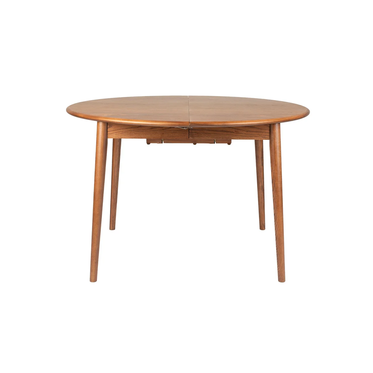 Zuiver - Twist Table de salle à manger Ø 120 / 160 cm, noyer Zuiver - Twist Table de salle à manger Ø 120 / 160 cm, noyer