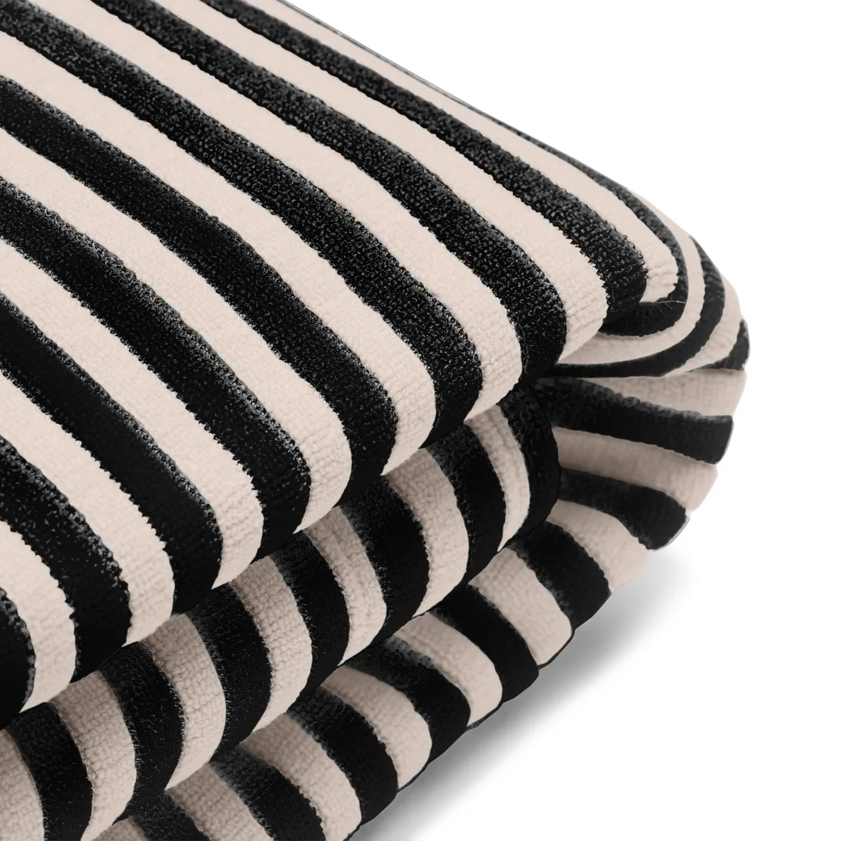 Fatboy - Housse pour le pouf Original Slim Terry, black / cream Fatboy - Housse pour le pouf Original Slim Terry, black / cream