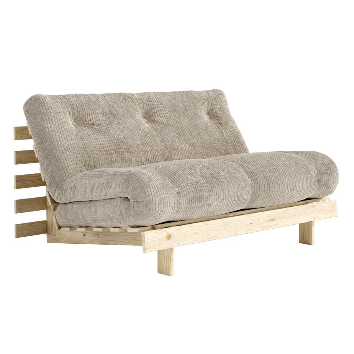 Karup - Roots Canapé-lit, 140 x 200 cm, pin naturel / soft cream (550) Karup - Roots Canapé-lit, 140 x 200 cm, pin naturel / soft cream (550)