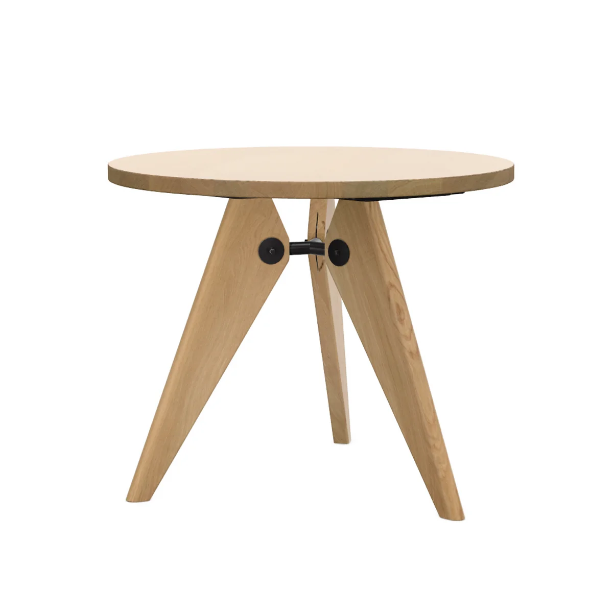 Vitra - Guéridon Table de salle à manger, Ø 90 cm, chêne huilé