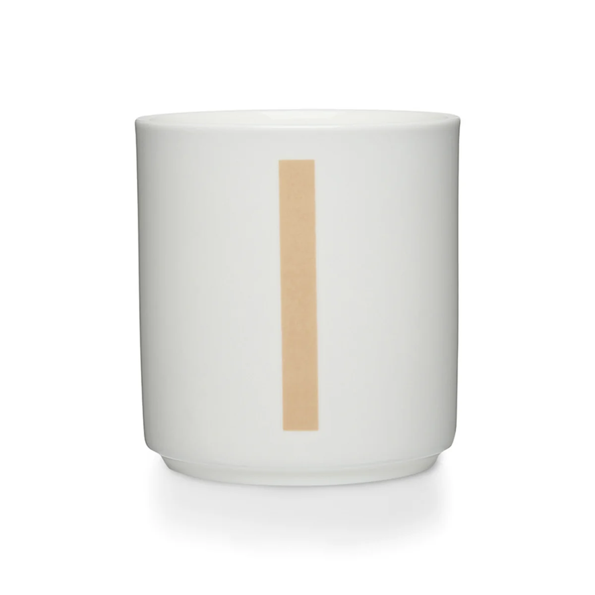 Design Letters - Tasse en porcelaine AJ I, beige / blanc Design Letters - Tasse en porcelaine AJ I, beige / blanc