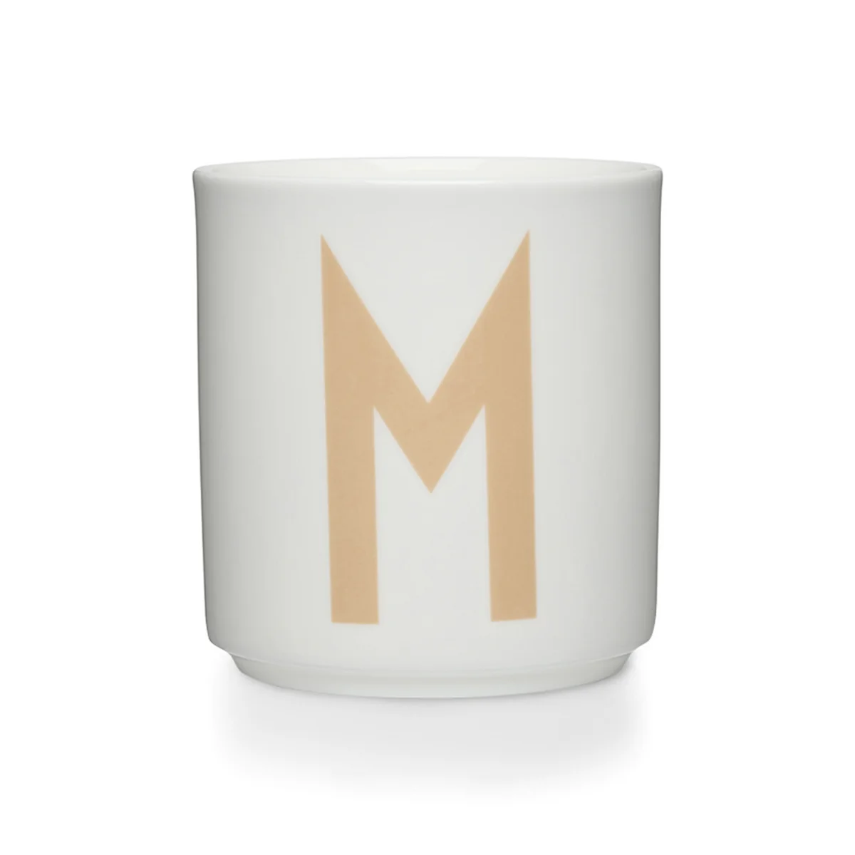 Design Letters - Tasse en porcelaine AJ, taille M, beige / blanc Design Letters - Tasse en porcelaine AJ, taille M, beige / blanc