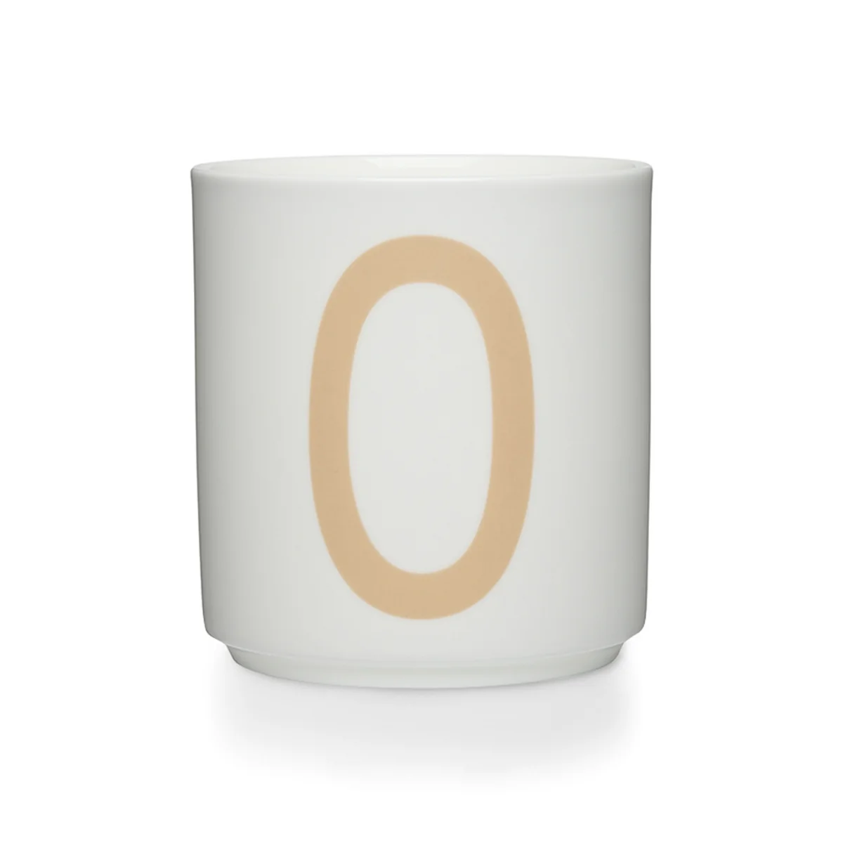 Design Letters - Tasse en porcelaine AJ O, beige / blanc Design Letters - Tasse en porcelaine AJ O, beige / blanc