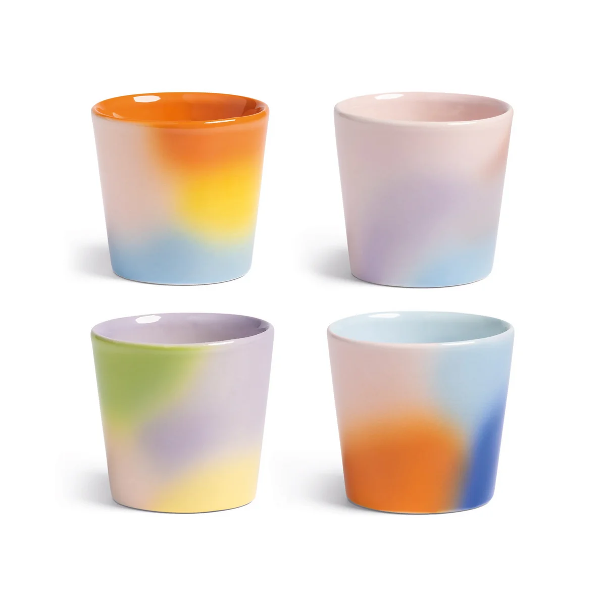 & klevering - Tasses « Hue », petites, lot de 4 & klevering - Tasses « Hue », petites, lot de 4