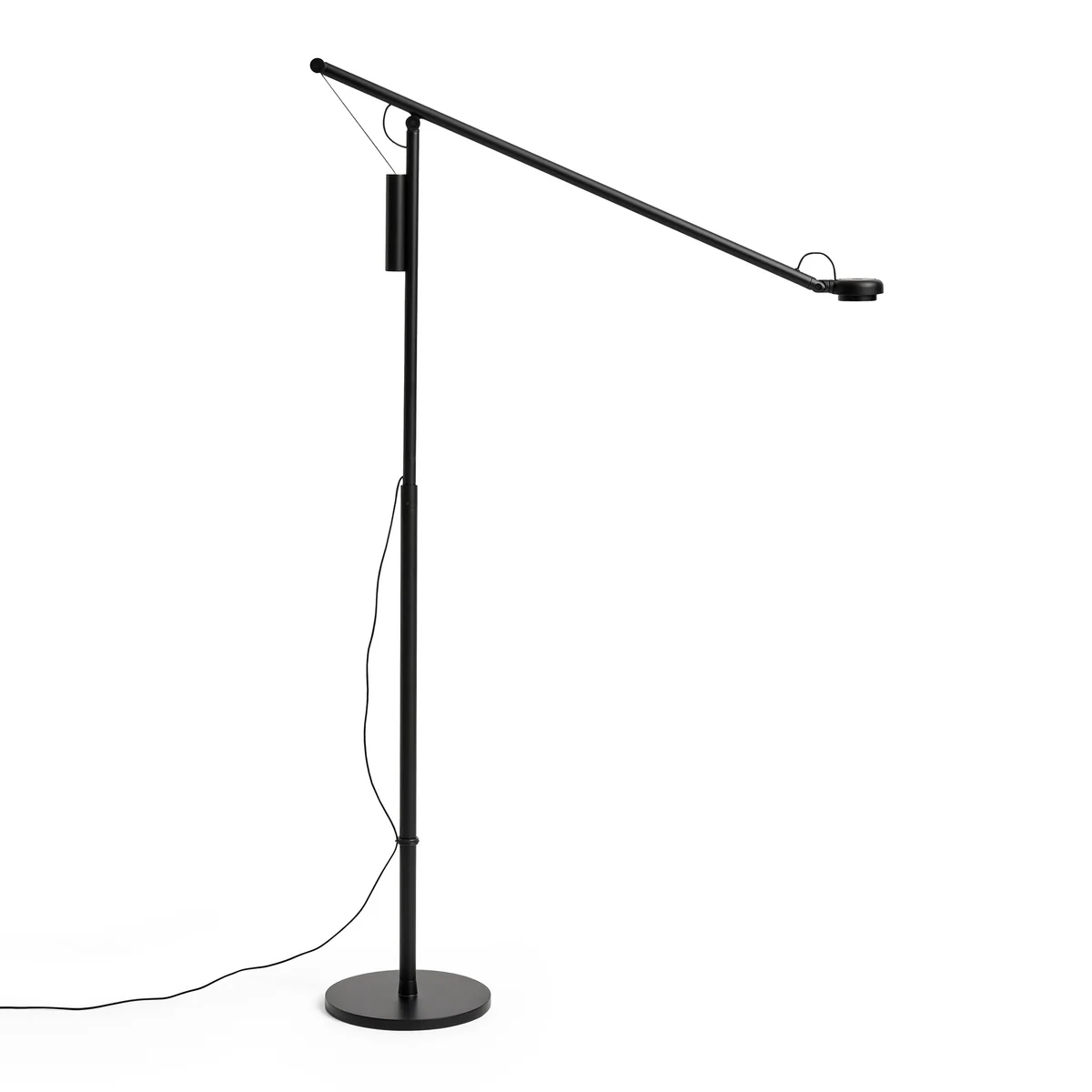 HAY - Lampadaire « Fifty-Fifty », noir mat