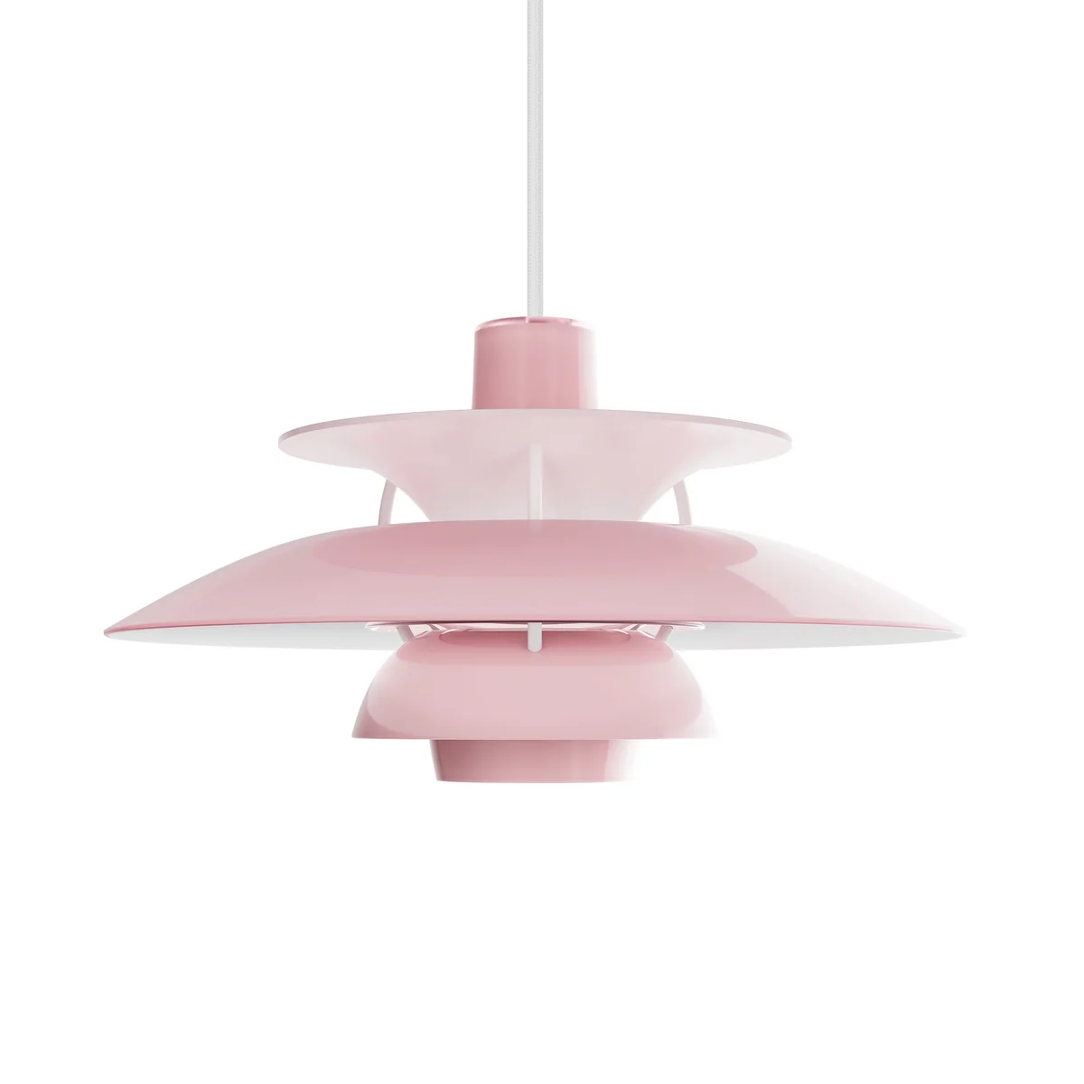 Louis Poulsen - PH 5 320 Opal Suspension, opal rose pâle Louis Poulsen - PH 5 320 Opal Suspension, opal rose pâle