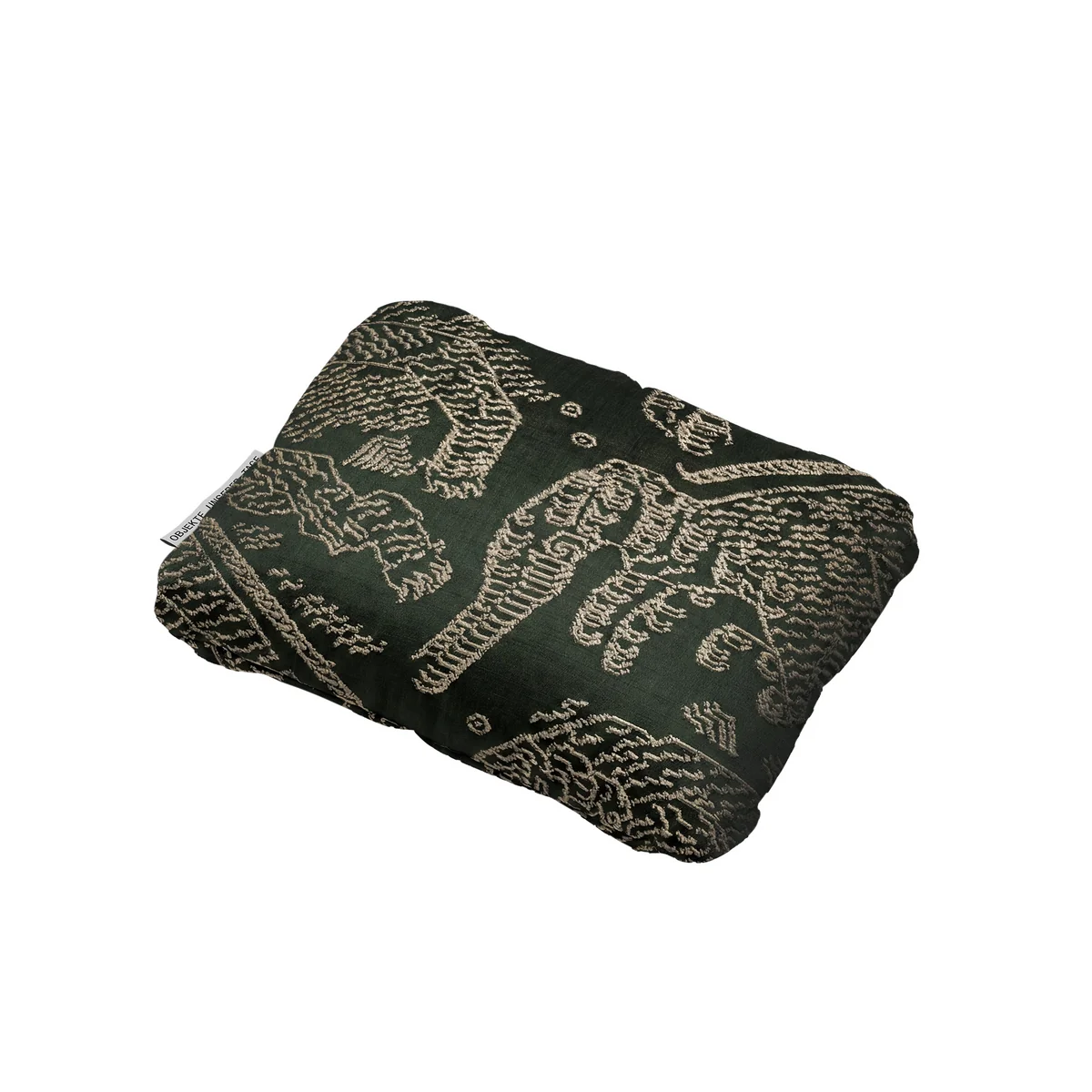 OUT Objekte unserer Tage - SANDER ACCESSOIRES Coussin - Bleu pétrole / blanc (Tiger Mountain Col. 003 par Dedar) OUT Objekte unserer Tage - SANDER ACCESSOIRES Coussin - Bleu pétrole / blanc (Tiger Mountain Col. 003 par Dedar)