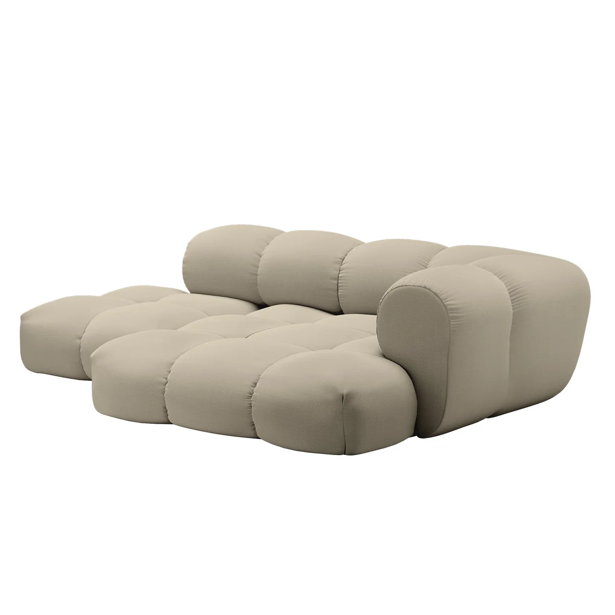 OUT Objekte unserer Tage - Canapé 3 places « Sander 06 » (côté droit), beige amande (Vidar 4 0146 par Kvadrat/Raf Simons) OUT Objekte unserer Tage - Canapé 3 places « Sander 06 » (côté droit), beige amande (Vidar 4 0146 par Kvadrat/Raf Simons)