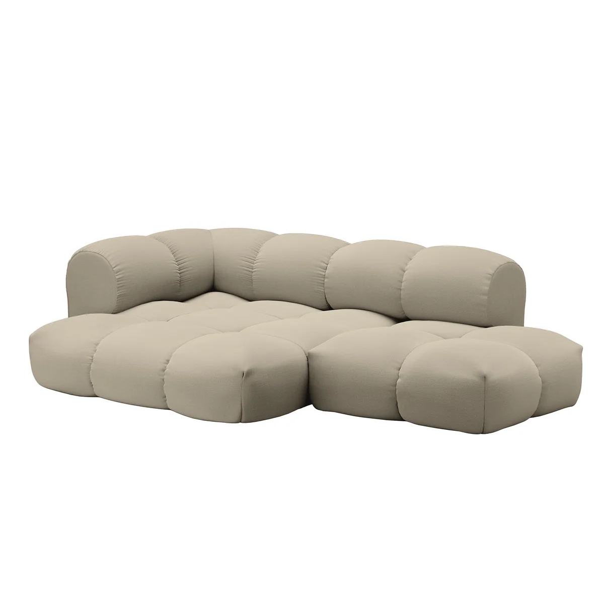 OUT Objekte unserer Tage - Canapé 3 places « Sander 06 Links », beige amande (Vidar 4 0146 par Kvadrat/Raf Simons) OUT Objekte unserer Tage - Canapé 3 places « Sander 06 Links », beige amande (Vidar 4 0146 par Kvadrat/Raf Simons)