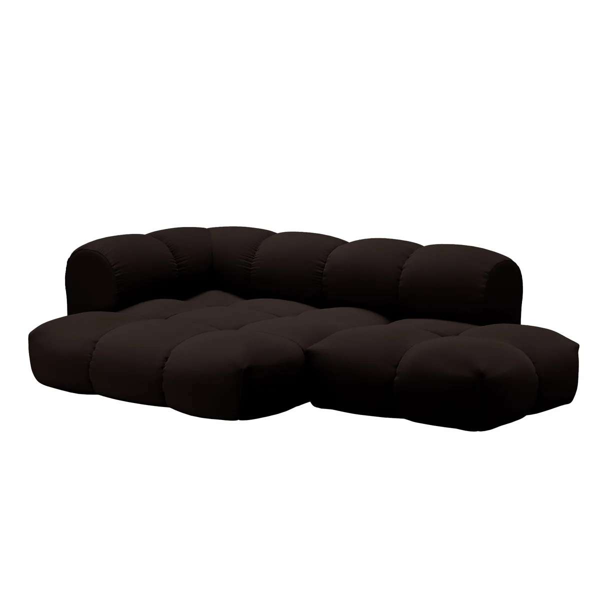 OUT Objekte unserer Tage - Canapé 3 places « Sander 06 Links », ébène (Vidar 4 0386 par Kvadrat/Raf Simons)