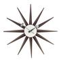 Vitra - Sunburst Clock, noyer