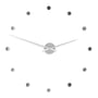 Radius Design - Horloge murale Flexible, acier inoxydable