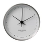 Georg Jensen - Henning Koppel horloge murale Ø 22 cm, Acier inoxydable / blanc