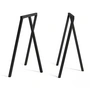 HAY - Loop Chevalets de table Stand Frame High, noir (2 pièces)